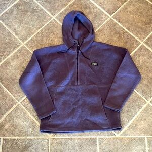 L.L. Bean women’s half zip hooded Katahdin fleece jacket, hoodie, sweatshirt